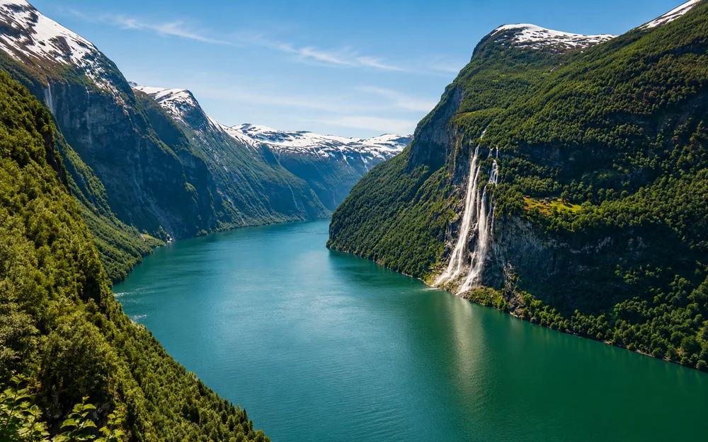 Geiranger desde el agua